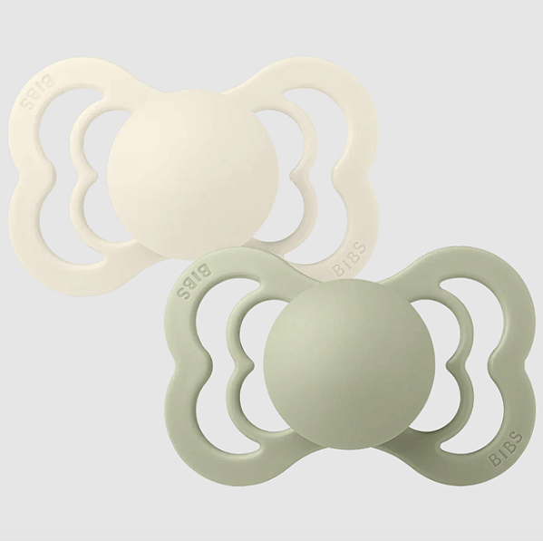 Kit 2 chupetas Supreme Ivory / Sage - Bibs