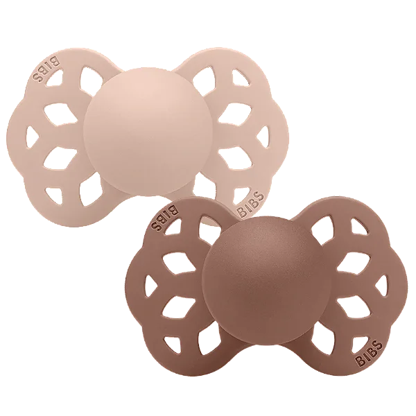 Kit 2 chupetas Infinity Blush / Woodchuck - Bibs