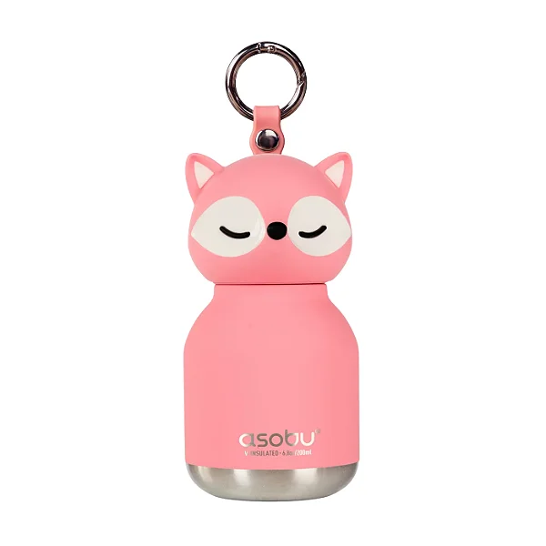 Garrafinha Mini Bestie Raposa Rosa - Asobu