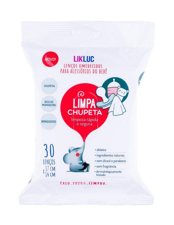 Lenços Esterilizadores Limpa Chupeta - Likluc