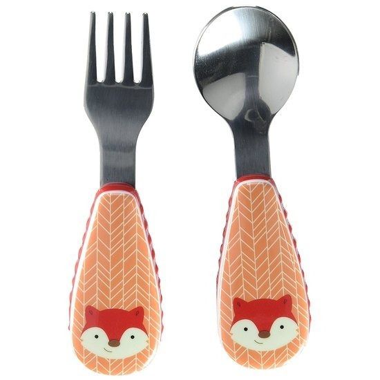 Kit De Talheres Zoo Raposa - Skip Hop