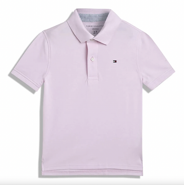 Polo Infantil Piquet rosa - Tommy Hilfiger