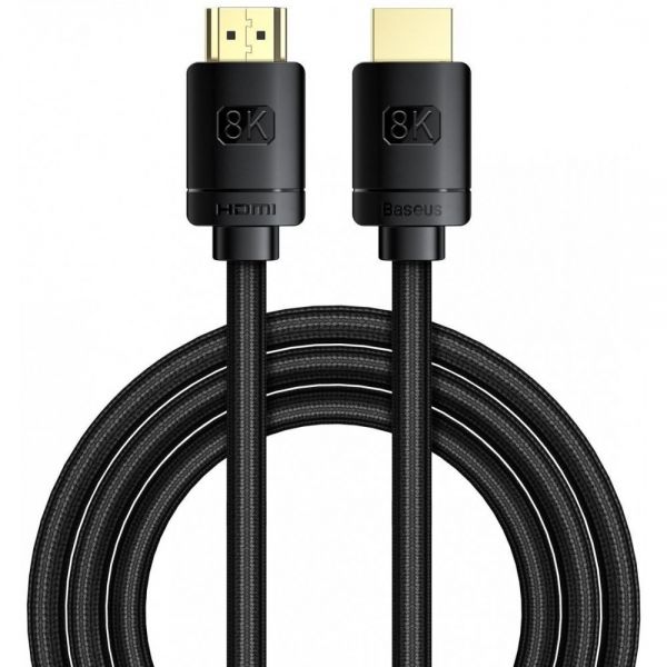 Cabo Hdmi Baseus Cakgq-K01 2.1 8K - Black 2 Metros