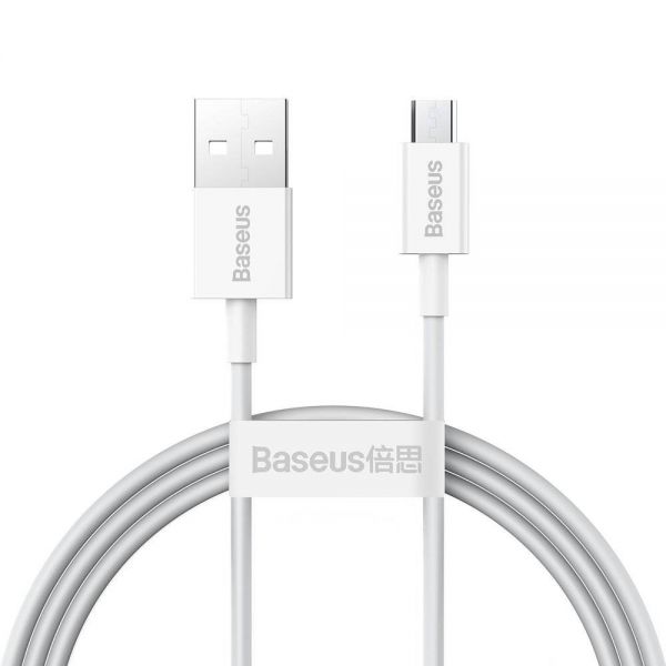 Cabo Usb-A A Micro Usb Baseus Superior 2A Camys-02 - White 1 Metro