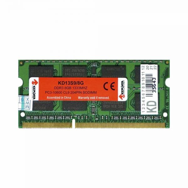 Memória Ram Ddr3 So-Dimm Keepdata 1333 Mhz 8 Gb Kd13S9/8G