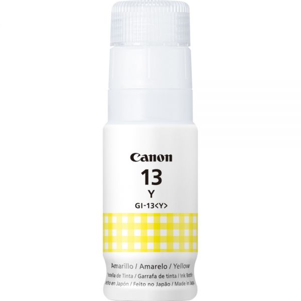 Frasco De Tinta Canon Gi-13 - Amarelo 60Ml