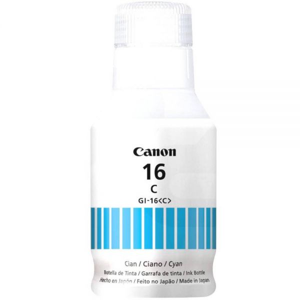Frasco De Tinta Canon Gi-16 C - Ciano 135Ml