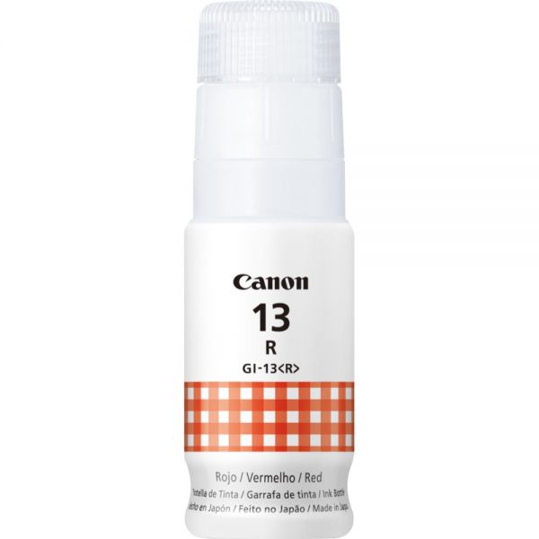 Frasco De Tinta Canon Gi-13 - Vermelho 60Ml