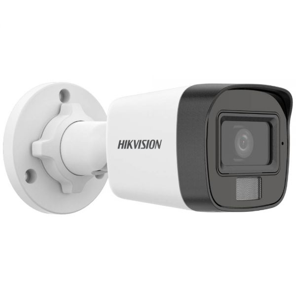 Câmera De Vigilância Hikvision Bullet Ds-2Ce16K0T-Lpfs 3K 2.8Mm - Branco/Preto