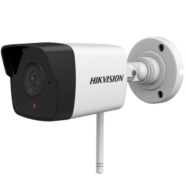 Câmera De Vigilância Ip Hikvision Bullet Ds-2Cv1021G0-Idw 2Mp 1080P Externo Wifi - Branco/Preto