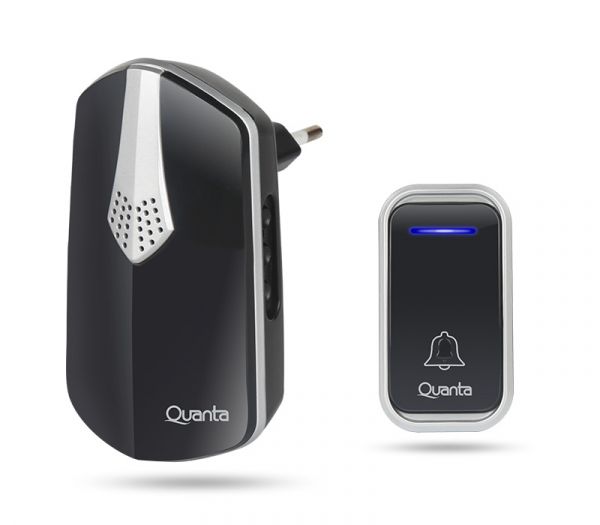Campainha Elétrica Quanta Qtcwe05 – Preto