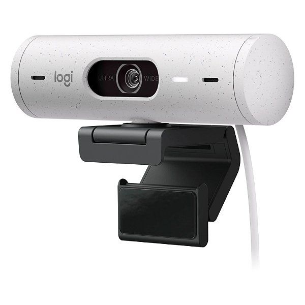Cámera Webcam Logitech Brio 500 / Full Hd - Branco (960-001426)