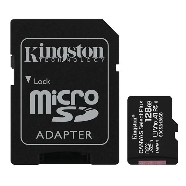 Cartão De Memória Micro Sd Kingston C10 128Gb / 100Mbs - (Sdcs2/128Gb)