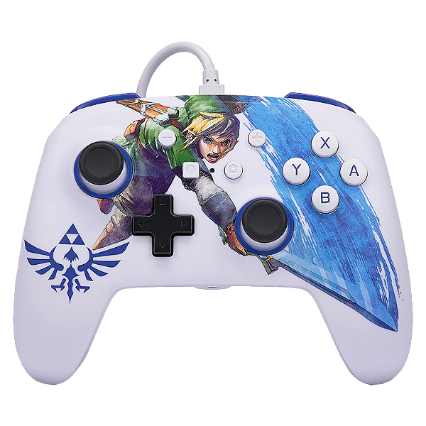 Controle Powera Enhanced Enwired Master Sword Attack Para Nintendo Switch (Pwa-A-02864)