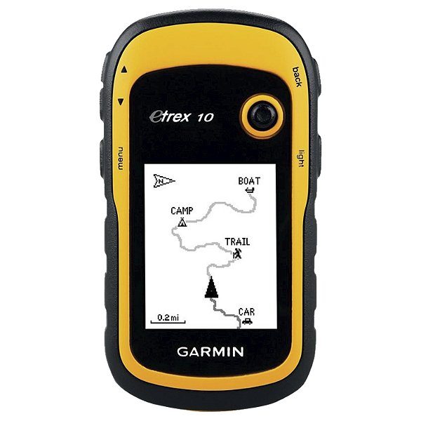 Gps Garmin Etrex 10 / Tela 2.2 - Preto / Amarelo (010-00970-00)