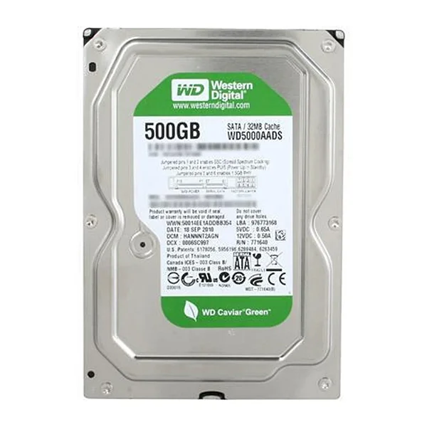 Hd Western Digital Pull 500Gb/ Sata2 / (Wd5000Aads)