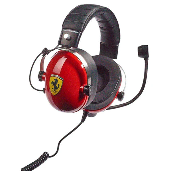 Headset Gamer Thrustmaster T.Racing Scuderia Ferrari Para Pc / Xbox / Ps4