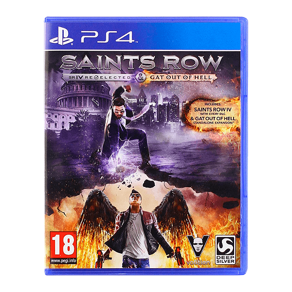 Jogo Saint Row Iv Re Elected + Gat Out - Ps4