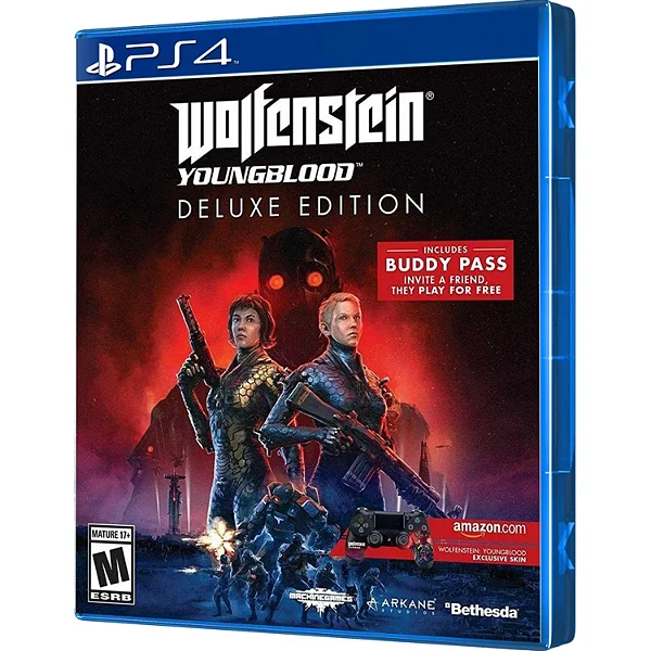 Jogo Wolfenstein Youngblood Deluxe Edition Ps4