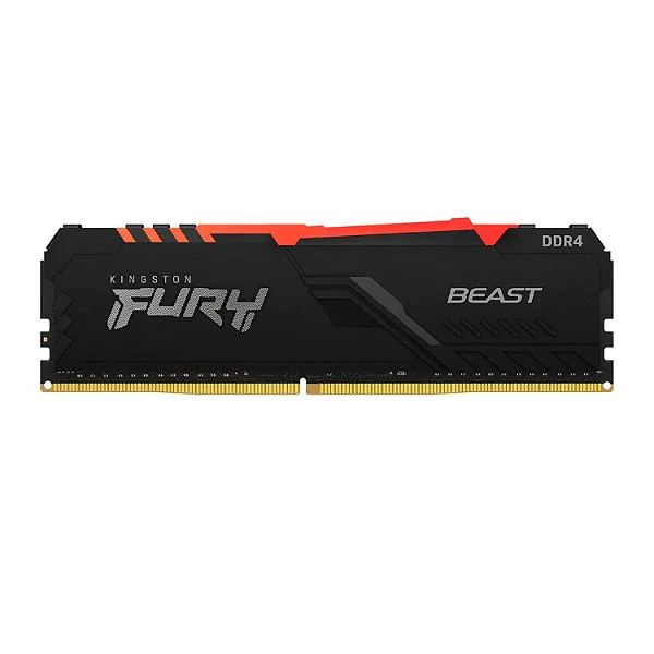 Memória Kingston Fury Beast Rgb 32Gb Ddr4 2666 - Kf426C16Bba/32