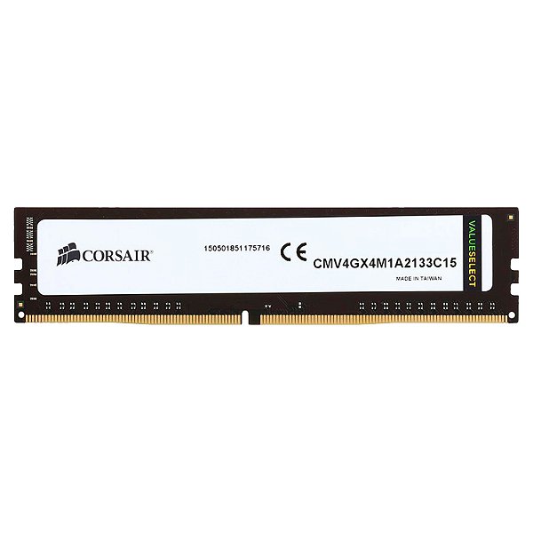 Memória Ram Corsair Valueselect 4Gb / Ddr4 / 2133Mhz - (Cmv4Gx4M1A2133C15)