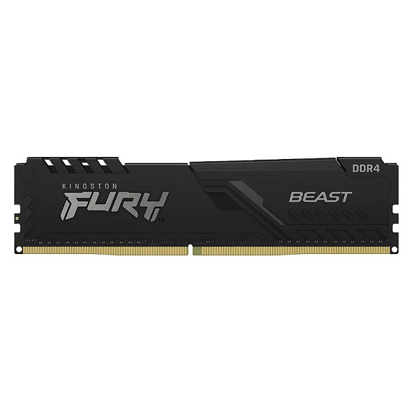 Memória Ram Kingston Fury Beast 4Gb / Ddr4 / 2666Mhz - Black (Kf426C16Bb/4)