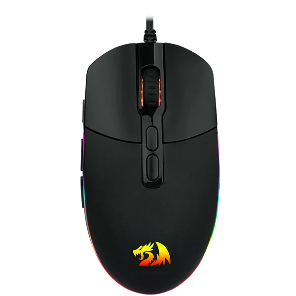 Mouse Gamer Redragon Invader M719-Rgb / 10000 Dpi - Preto