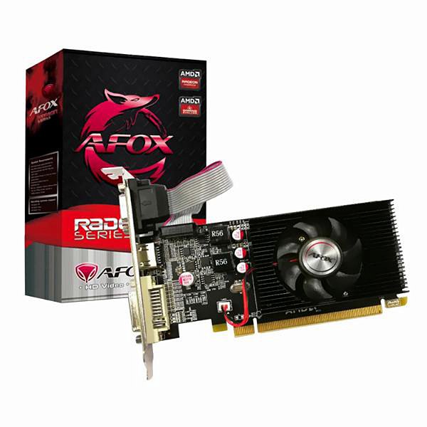 Placa De Vídeo Afox Radeon Hd 6450 / 1Gb / Ddr3 (Af6450-1024D3L4)