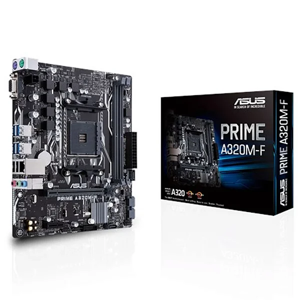 Placa Mãe Asus Prime A320M-F / Soquete Am4 / Ddr4
