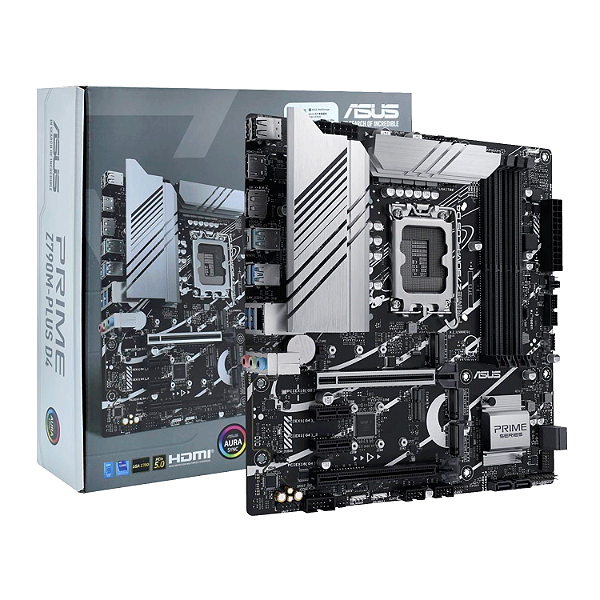 Placa Mãe Asus Prime Z790M-Plus D4 Lga1700 / Chipset 
Intel Z790 / Matx / Ddr4