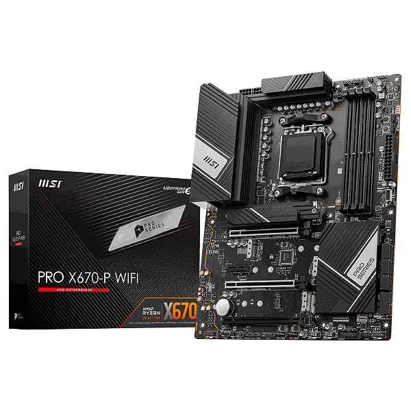 Placa Mãe Msi X670-P Pro Wifi / Am5 / Chipset Amd X670 / Atx / Ddr5