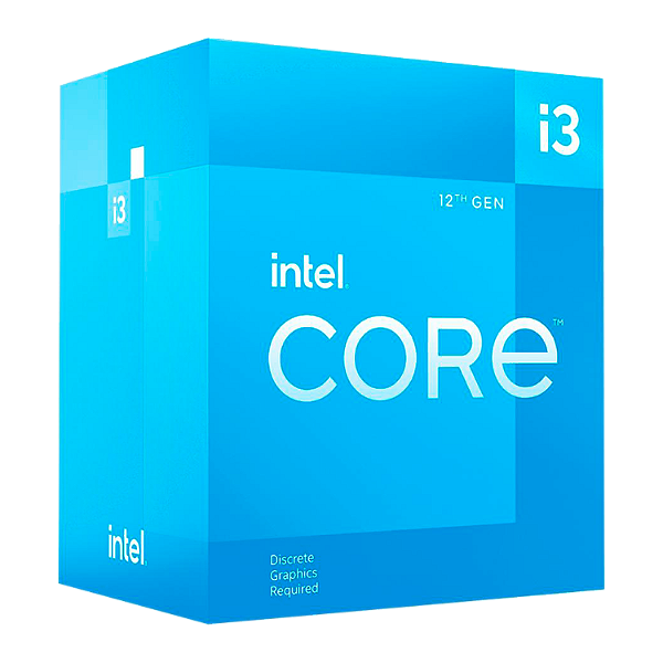 Processador Intel Core I3-12100F / Cache 12Mb / 3.30Ghz (4.3Ghz Max Turbo) / Lga 1700 / 4C/8T