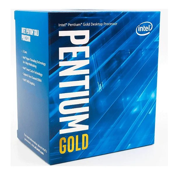 Processador Intel Pentium Gold G6405 4Mb/ Soquete 1200/ 2C/ 4T