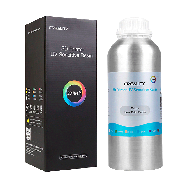 Resina Para Impressora 3D Creality Low Odor 500G - Amarelo