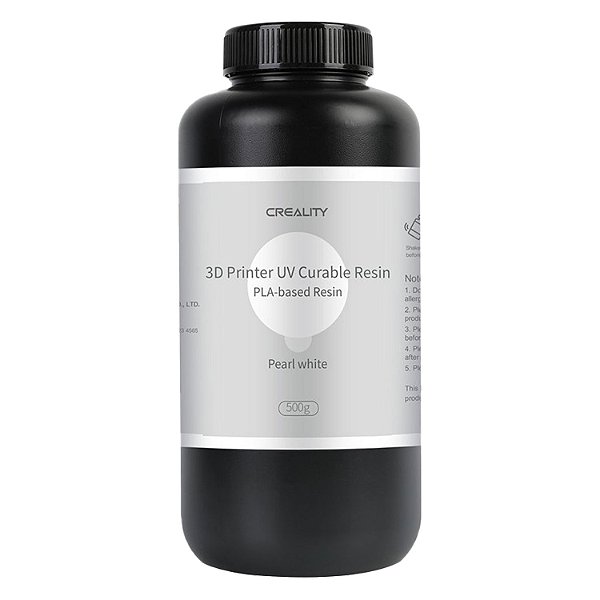 Resina Para Impressora 3D Creality Pla-Based Uv Curable 500G - Branco