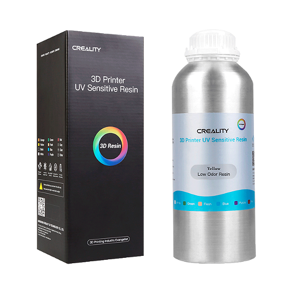 Resina Para Impressora 3D Creality Standard Rigid 500G - Amarelo