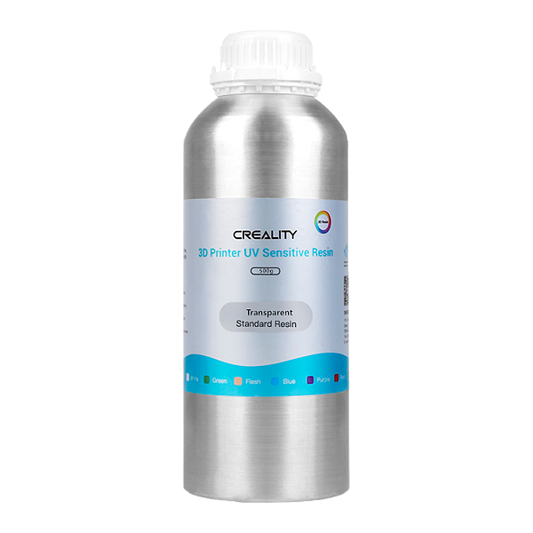Resina Para Impressora 3D Creality Standard Rigid 500G - Azul Transparente