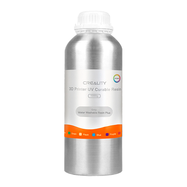 Resina Para Impressora 3D Creality Water Washable 1Kg - Cinza