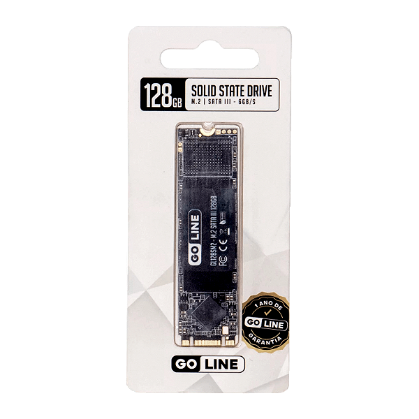 Ssd M.2 Goline 128Gb / 2280 / Sata 3
- (Gl128Sm2)