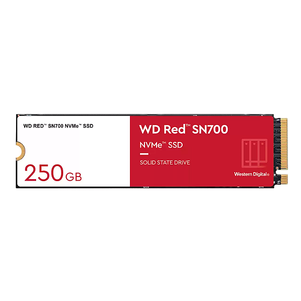Ssd M.2 Western Digital Sn700 Red 250Gb / Gen3 Nvme - (Wds250G1R0C)