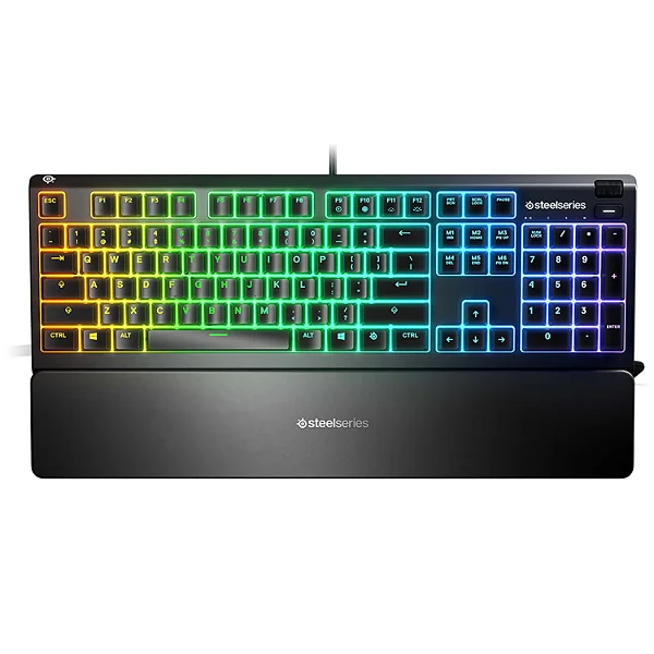 Teclado Gamer Steelseries Apex 3 / Espanhol - Preto (64806)