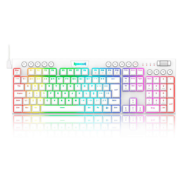 Teclado Redragon Horus Red / Espanhol - (K619W-Rgb-Sp)