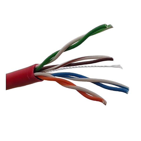 Cabo Iuron Cat5E Utp 4P 0.50Mm 24Awg Cca 30% Cobre 305M Red