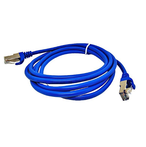 Cabo Iuron Cat5E Utp Patch Cord 26Awg 7/0.16Mm 2M Azul Blind