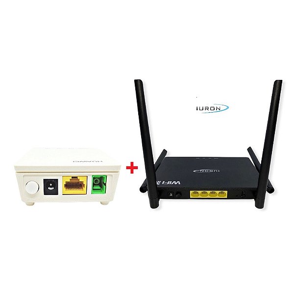Combo Gpon Huawei Eg8010H + Iuron Ac Wifi 6 (537211+6956)
