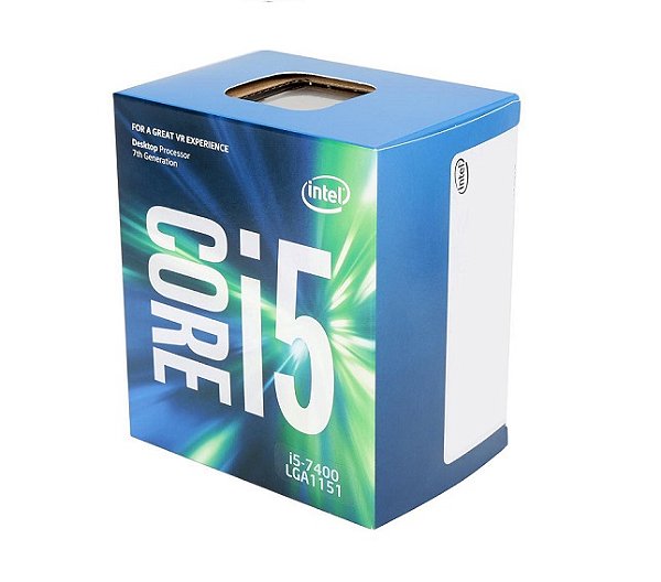 Cpu Intel Core I5-7400 3.0Ghz 6Mb Lga1151 7ª Geração Cooler