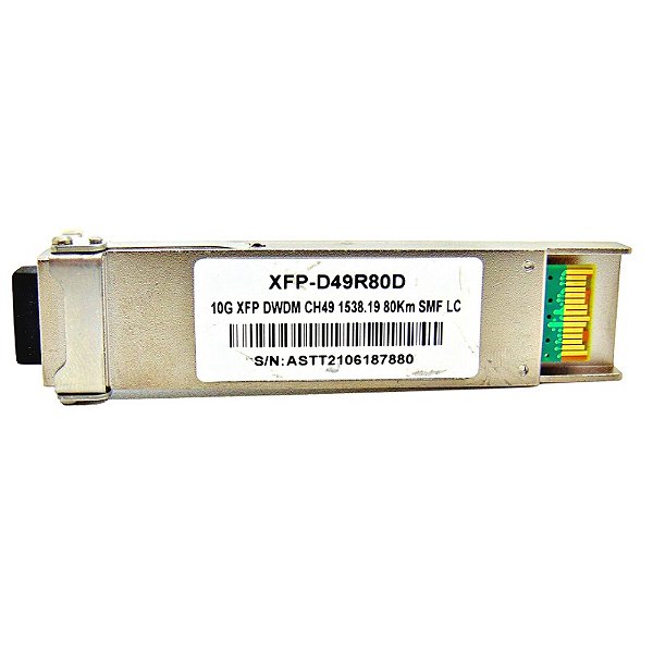 F. M Xfp 10G 80Km Lc 1538.19 Ch49 D49R80D C/Cisco Mux-Demux
