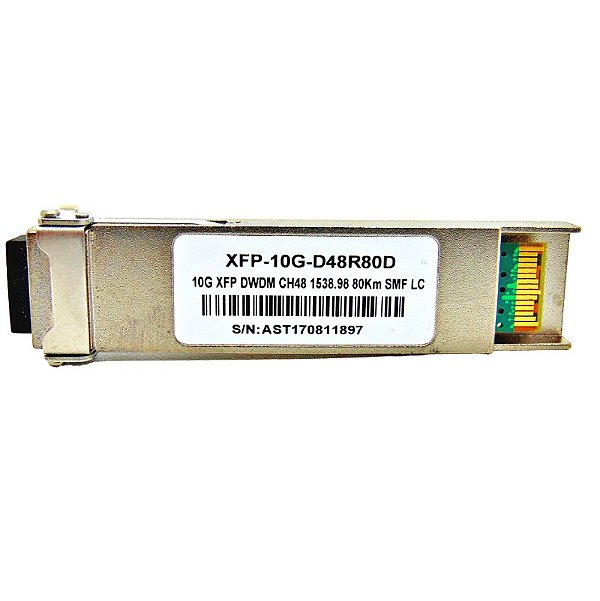 F. M Xfp 10G 80Km Lc 1538.98 Ch48 D48R80D C/Cisco Mux-Demux