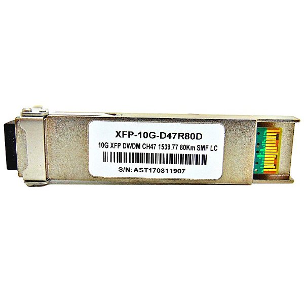 F. M Xfp 10G 80Km Lc 1539.77 Ch47 D47R80D C/Cisco Mux-Demux