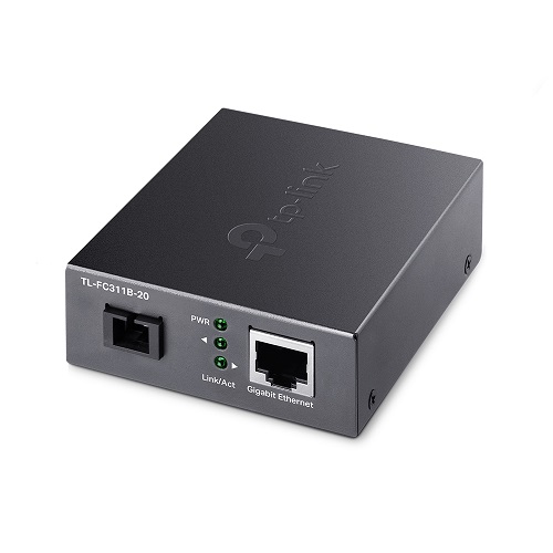 F. Media Conv. Tp-Link Tl-Fc311B-20 Gigabit Wdm Single Mode
